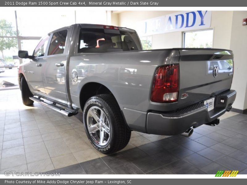 Mineral Gray Metallic / Dark Slate Gray 2011 Dodge Ram 1500 Sport Crew Cab 4x4