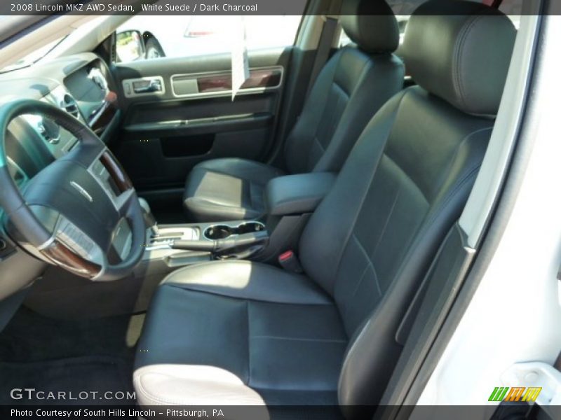 White Suede / Dark Charcoal 2008 Lincoln MKZ AWD Sedan