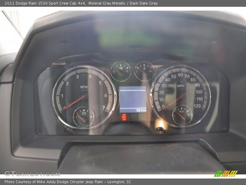 Mineral Gray Metallic / Dark Slate Gray 2011 Dodge Ram 1500 Sport Crew Cab 4x4