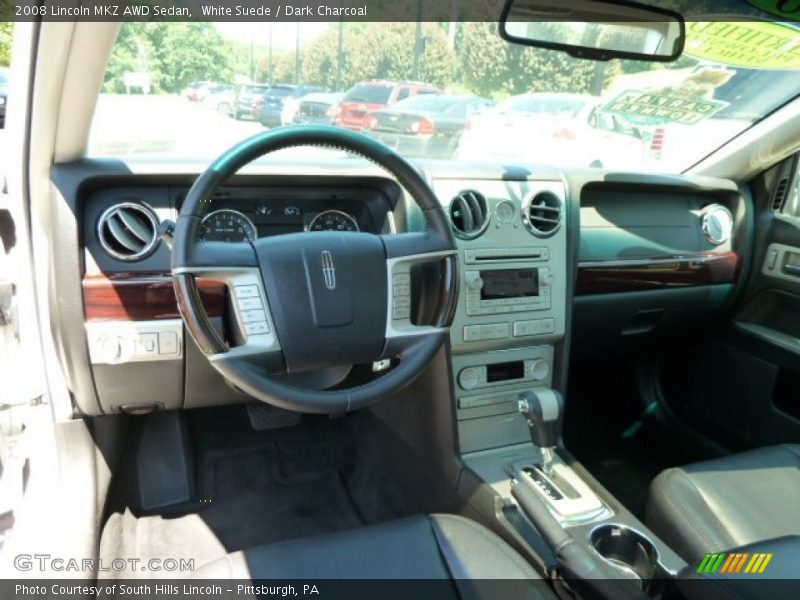 White Suede / Dark Charcoal 2008 Lincoln MKZ AWD Sedan
