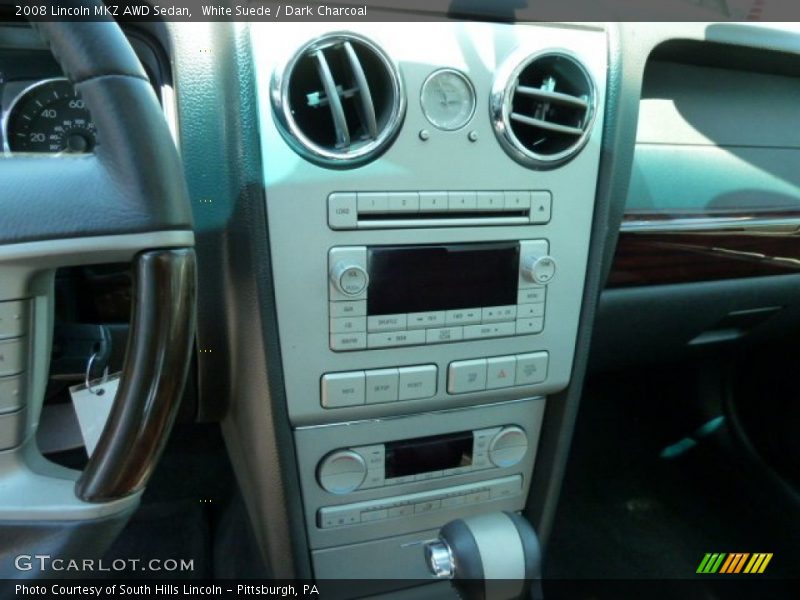 White Suede / Dark Charcoal 2008 Lincoln MKZ AWD Sedan