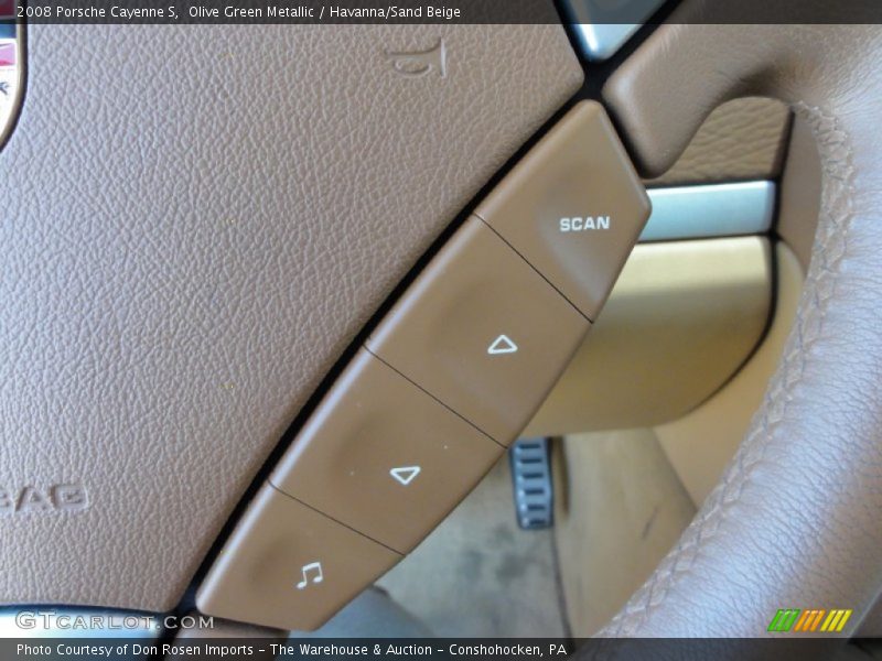 Olive Green Metallic / Havanna/Sand Beige 2008 Porsche Cayenne S