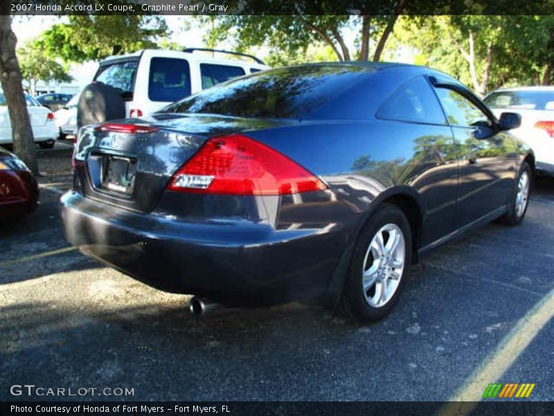 Graphite Pearl / Gray 2007 Honda Accord LX Coupe