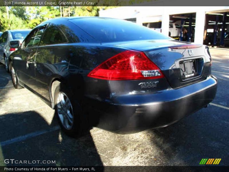 Graphite Pearl / Gray 2007 Honda Accord LX Coupe
