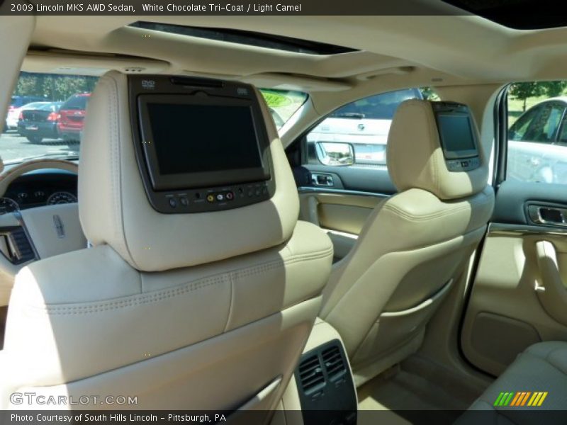 White Chocolate Tri-Coat / Light Camel 2009 Lincoln MKS AWD Sedan