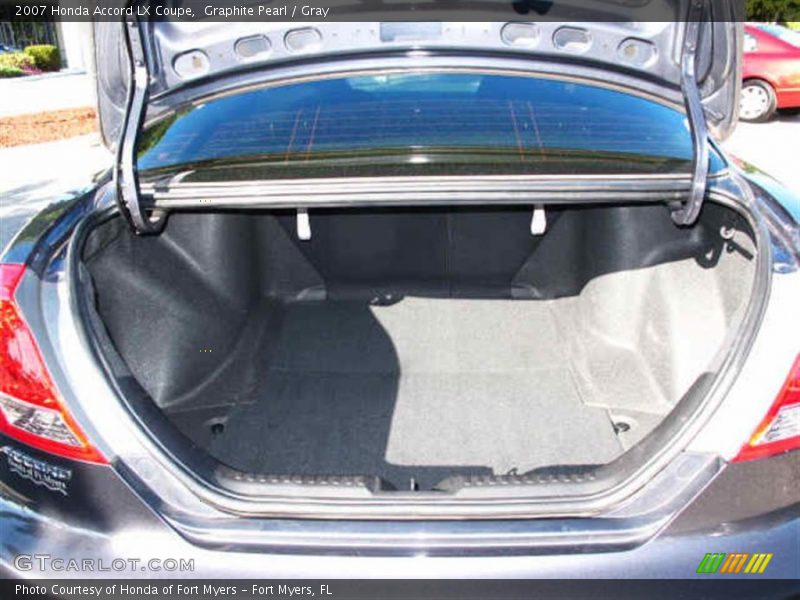 Graphite Pearl / Gray 2007 Honda Accord LX Coupe