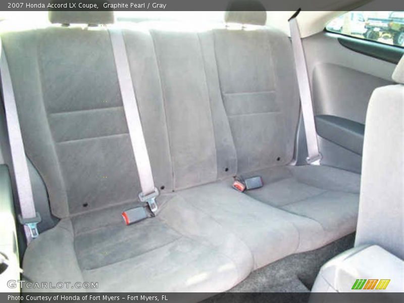 Graphite Pearl / Gray 2007 Honda Accord LX Coupe
