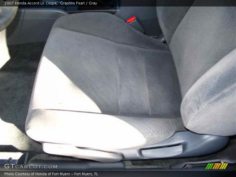 Graphite Pearl / Gray 2007 Honda Accord LX Coupe