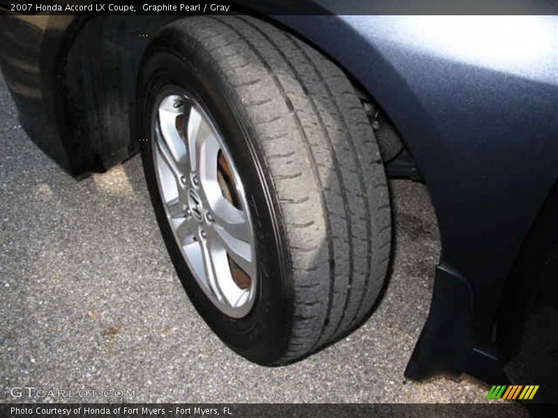 Graphite Pearl / Gray 2007 Honda Accord LX Coupe