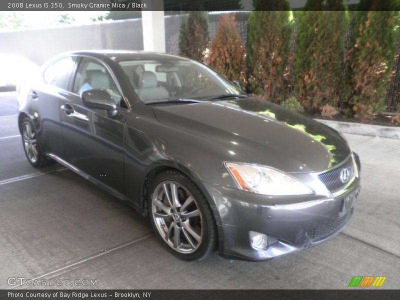 Smoky Granite Mica / Black 2008 Lexus IS 350