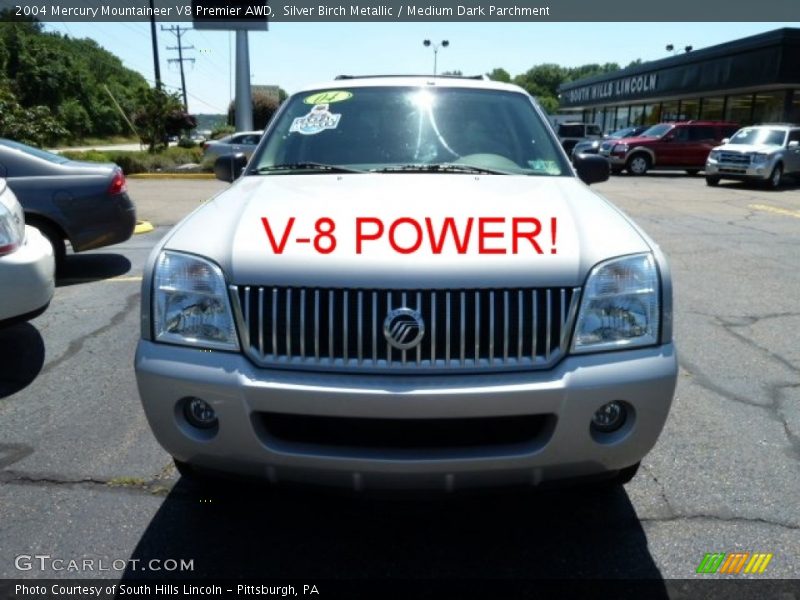 Silver Birch Metallic / Medium Dark Parchment 2004 Mercury Mountaineer V8 Premier AWD