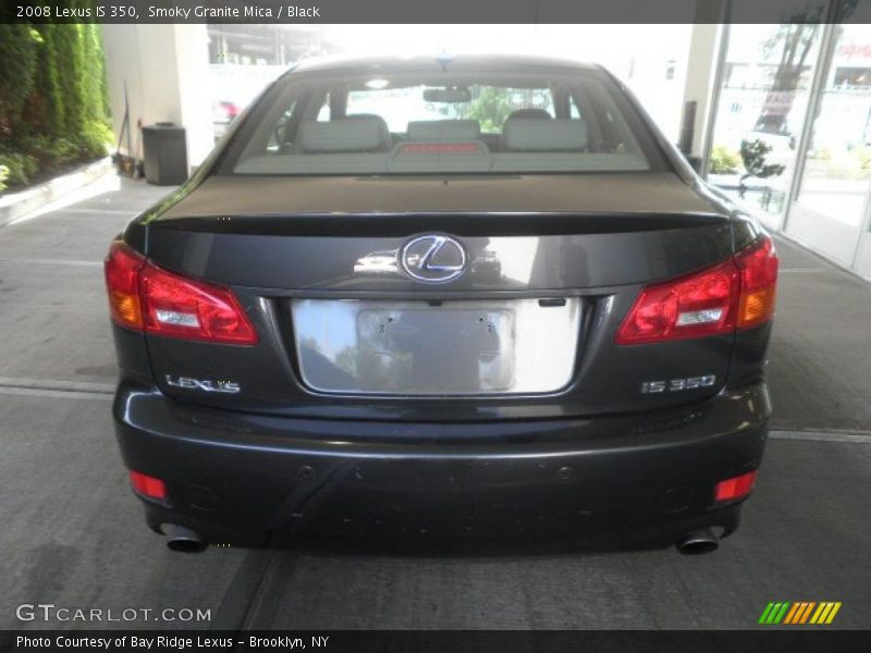 Smoky Granite Mica / Black 2008 Lexus IS 350