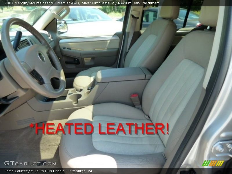 Silver Birch Metallic / Medium Dark Parchment 2004 Mercury Mountaineer V8 Premier AWD