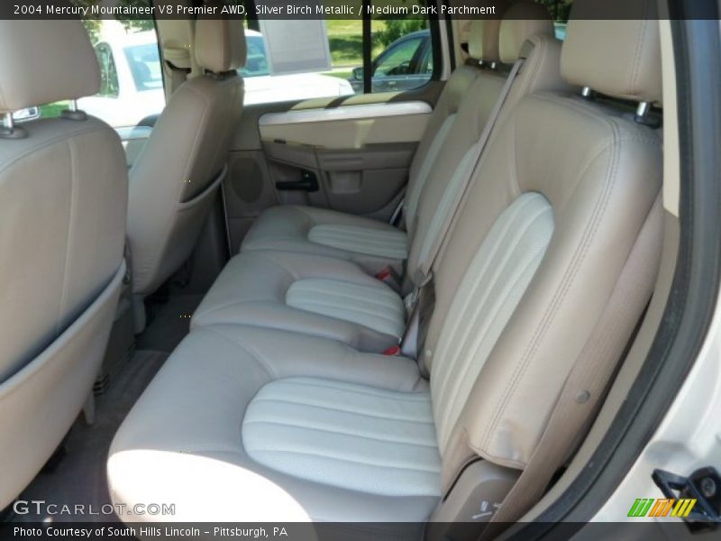 Silver Birch Metallic / Medium Dark Parchment 2004 Mercury Mountaineer V8 Premier AWD