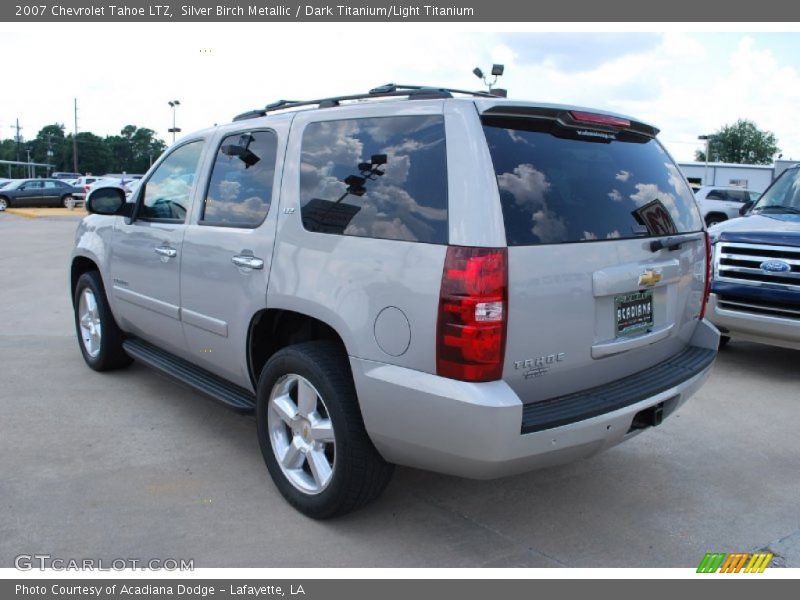 Silver Birch Metallic / Dark Titanium/Light Titanium 2007 Chevrolet Tahoe LTZ