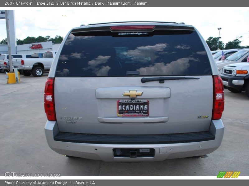 Silver Birch Metallic / Dark Titanium/Light Titanium 2007 Chevrolet Tahoe LTZ