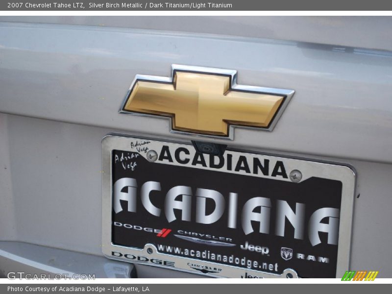 Silver Birch Metallic / Dark Titanium/Light Titanium 2007 Chevrolet Tahoe LTZ