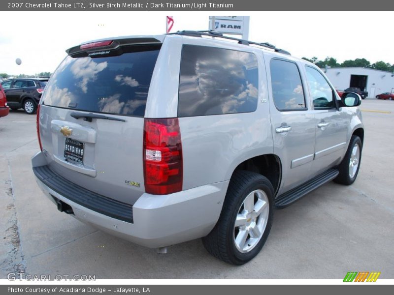 Silver Birch Metallic / Dark Titanium/Light Titanium 2007 Chevrolet Tahoe LTZ