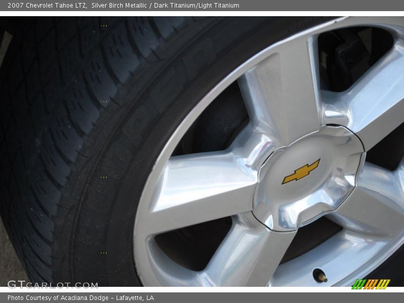 Silver Birch Metallic / Dark Titanium/Light Titanium 2007 Chevrolet Tahoe LTZ