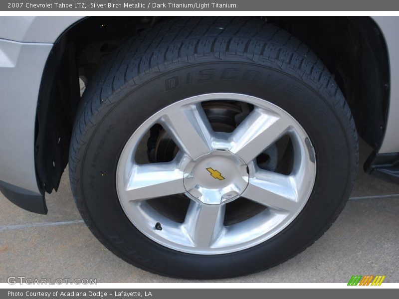 Silver Birch Metallic / Dark Titanium/Light Titanium 2007 Chevrolet Tahoe LTZ