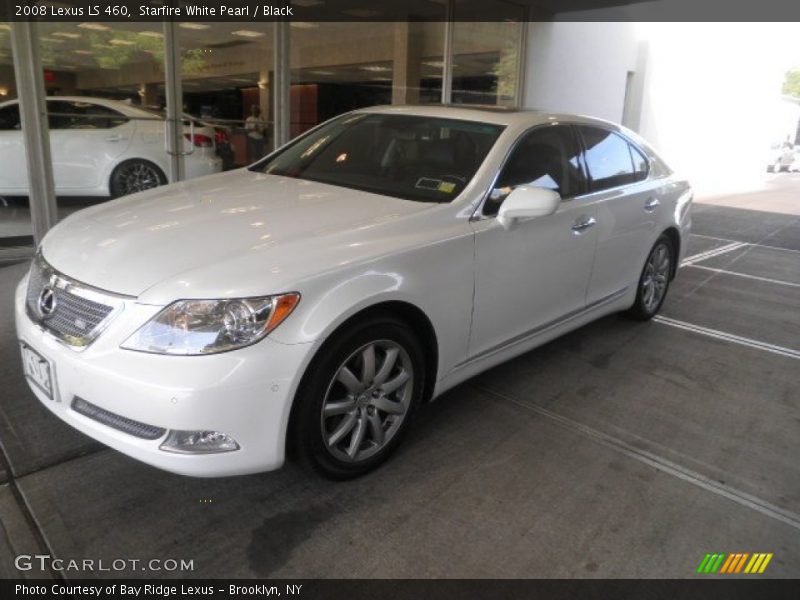 Starfire White Pearl / Black 2008 Lexus LS 460