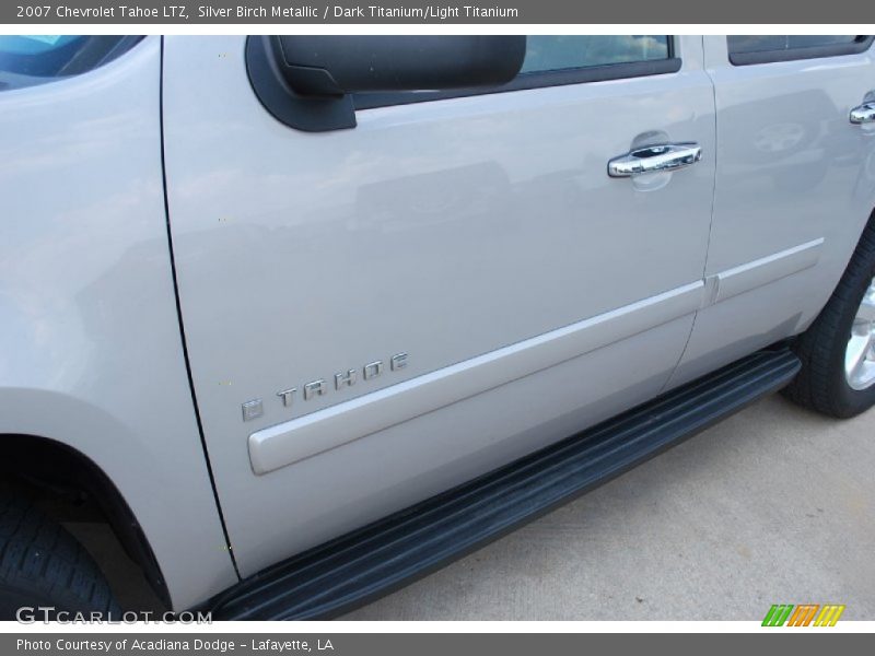 Silver Birch Metallic / Dark Titanium/Light Titanium 2007 Chevrolet Tahoe LTZ