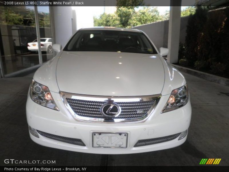 Starfire White Pearl / Black 2008 Lexus LS 460