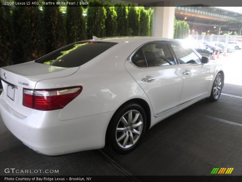 Starfire White Pearl / Black 2008 Lexus LS 460