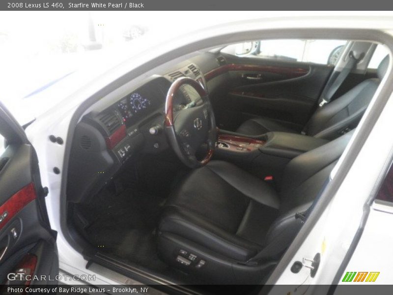 Starfire White Pearl / Black 2008 Lexus LS 460