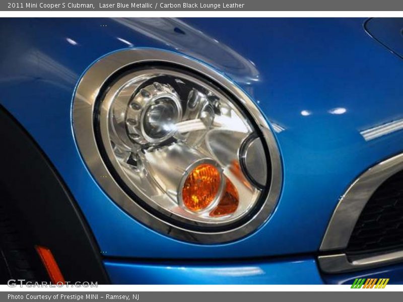 Laser Blue Metallic / Carbon Black Lounge Leather 2011 Mini Cooper S Clubman