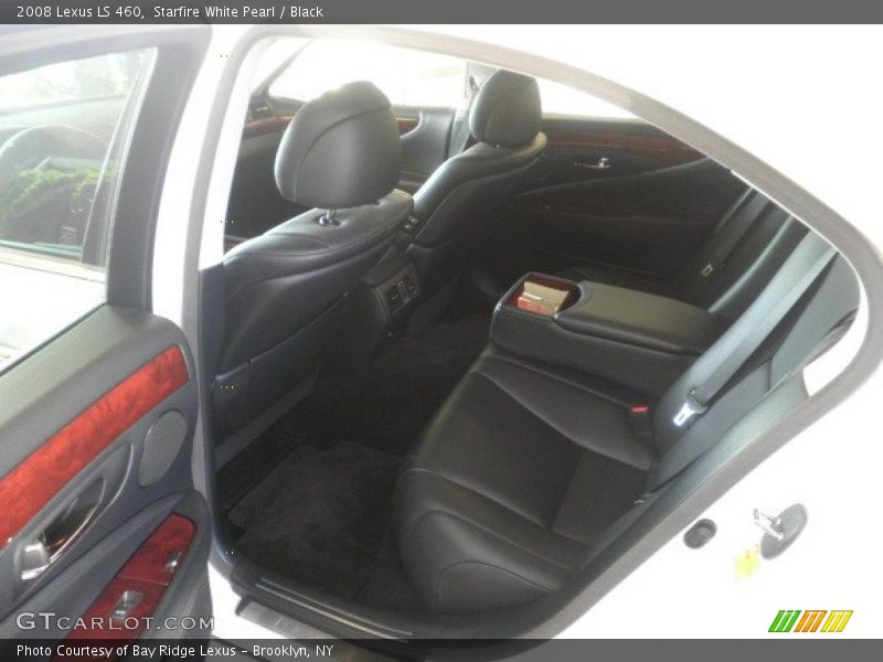 Starfire White Pearl / Black 2008 Lexus LS 460