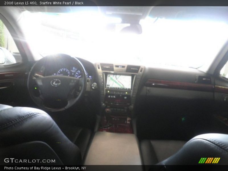 Starfire White Pearl / Black 2008 Lexus LS 460