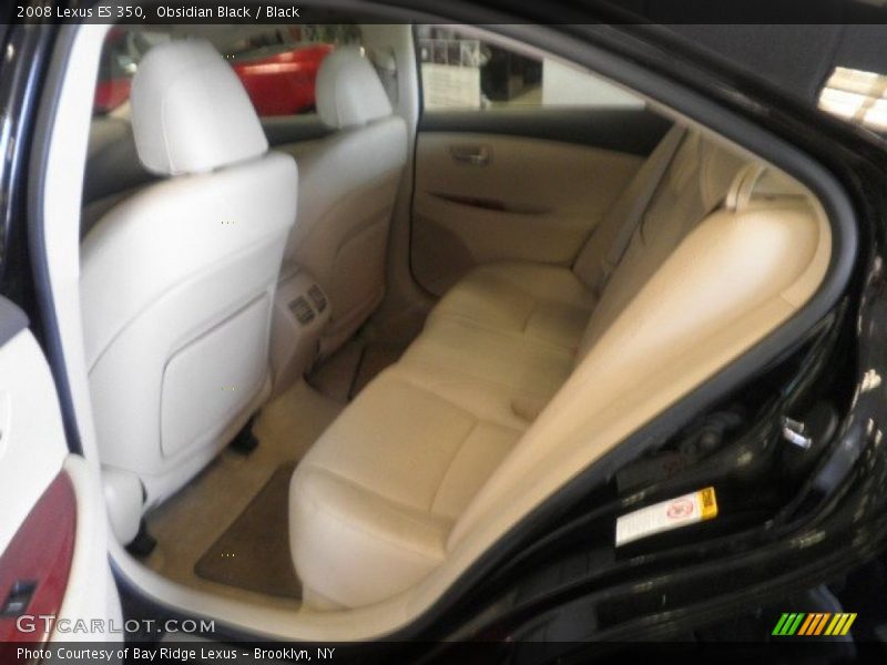Obsidian Black / Black 2008 Lexus ES 350