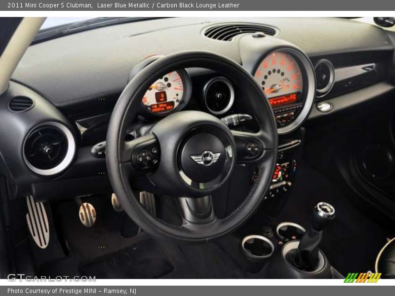 Laser Blue Metallic / Carbon Black Lounge Leather 2011 Mini Cooper S Clubman