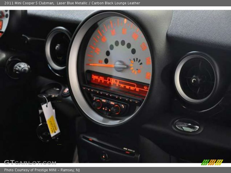 Laser Blue Metallic / Carbon Black Lounge Leather 2011 Mini Cooper S Clubman