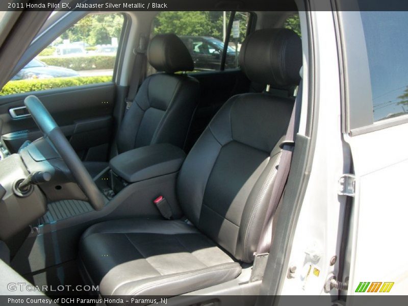 Alabaster Silver Metallic / Black 2011 Honda Pilot EX