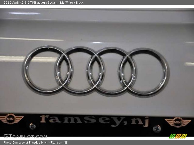 Ibis White / Black 2010 Audi A6 3.0 TFSI quattro Sedan