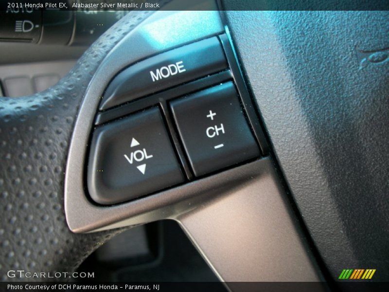 Alabaster Silver Metallic / Black 2011 Honda Pilot EX