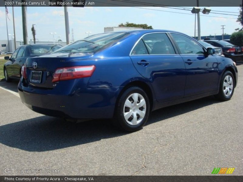 Blue Ribbon Metallic / Ash 2007 Toyota Camry LE