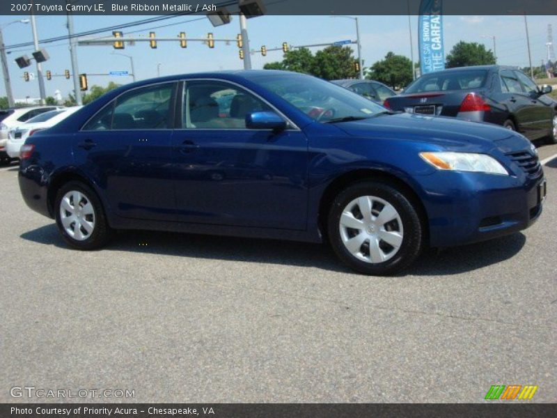 Blue Ribbon Metallic / Ash 2007 Toyota Camry LE