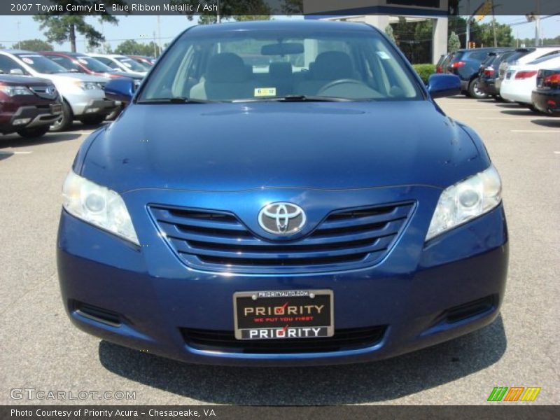 Blue Ribbon Metallic / Ash 2007 Toyota Camry LE