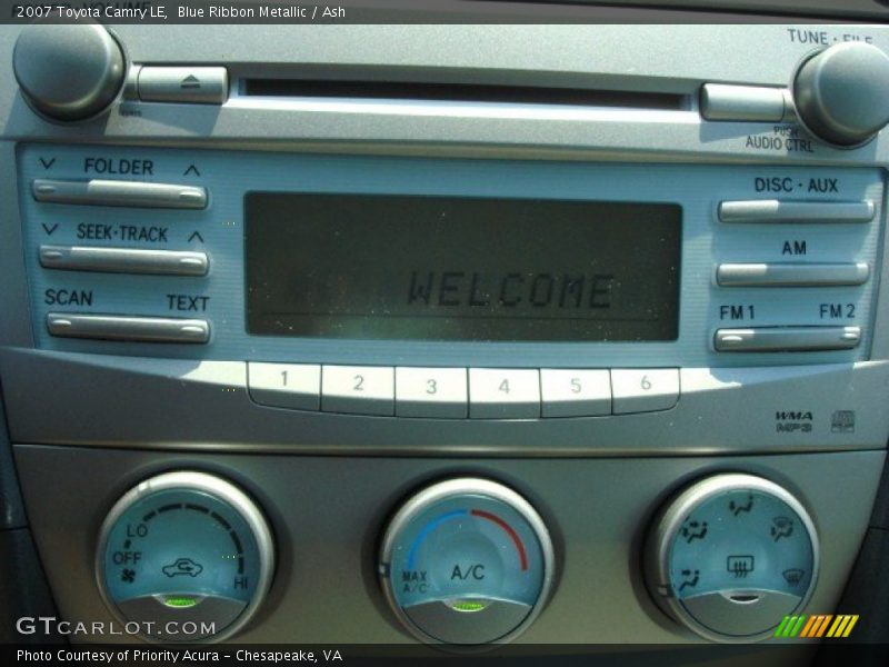 Blue Ribbon Metallic / Ash 2007 Toyota Camry LE