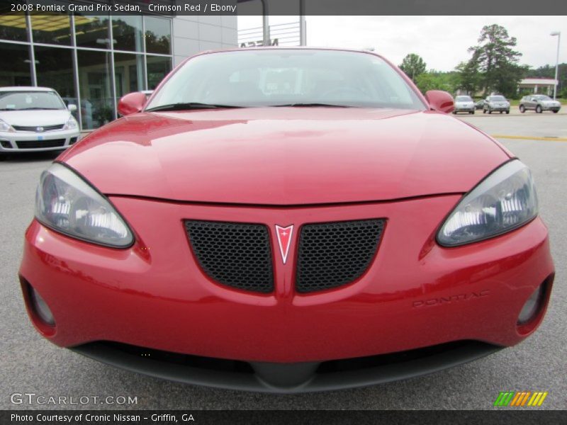 Crimson Red / Ebony 2008 Pontiac Grand Prix Sedan