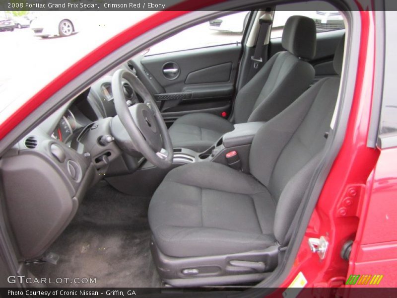 Crimson Red / Ebony 2008 Pontiac Grand Prix Sedan