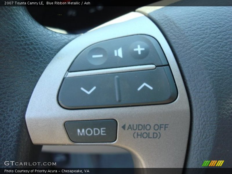Blue Ribbon Metallic / Ash 2007 Toyota Camry LE