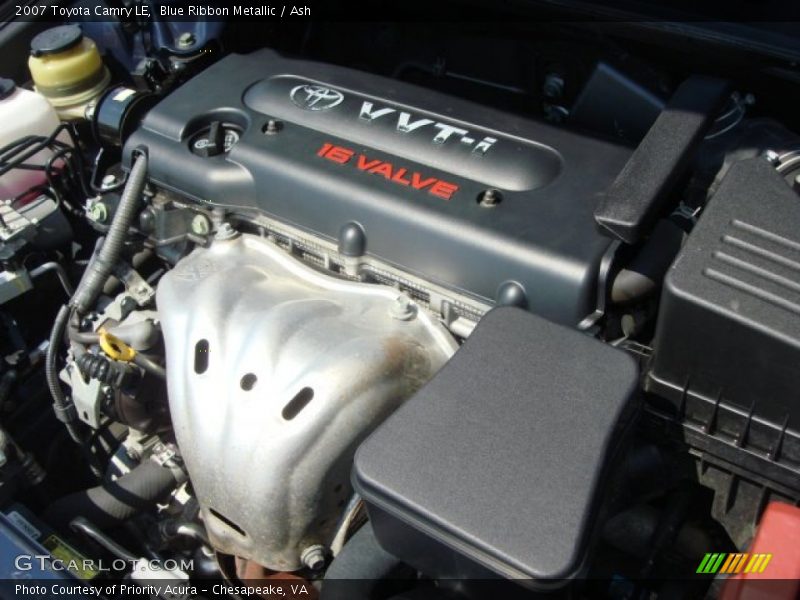 Blue Ribbon Metallic / Ash 2007 Toyota Camry LE