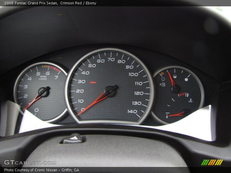 Crimson Red / Ebony 2008 Pontiac Grand Prix Sedan