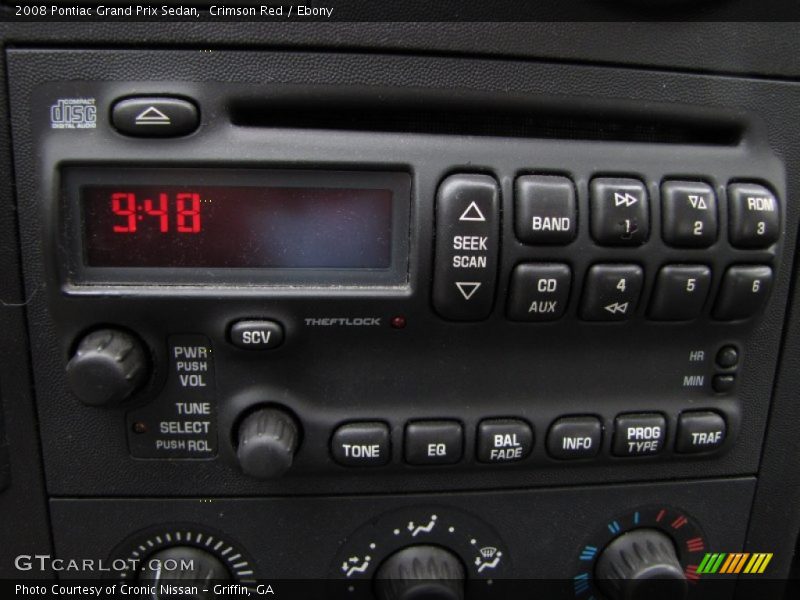 Crimson Red / Ebony 2008 Pontiac Grand Prix Sedan
