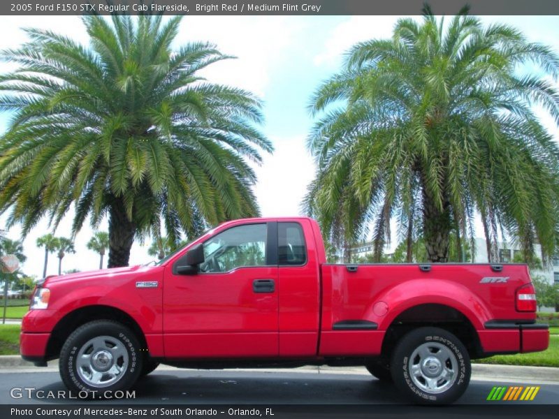  2005 F150 STX Regular Cab Flareside Bright Red