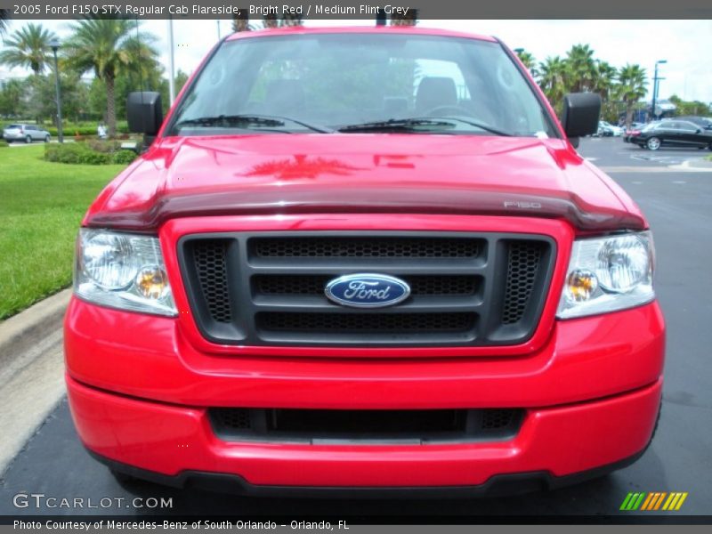 Bright Red / Medium Flint Grey 2005 Ford F150 STX Regular Cab Flareside